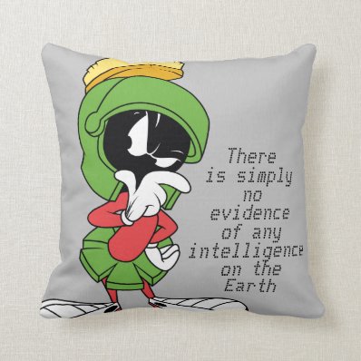 MARVIN THE MARTIAN? Thinking Throw Pillow