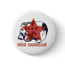 MARX ENGELS LENIN PINBACK BUTTON