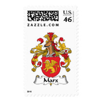 Marx Family Crest postage