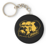 Marx Lenin Mao Portrait keychains