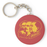 Marx Lenin Mao Portrait keychains