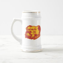 Marx Lenin Mao Portrait Mug
