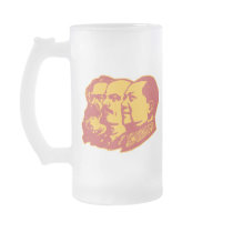 Marx Lenin Mao Portrait Mug