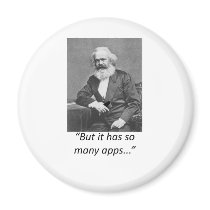 Marx Smartphone Apps Tee Magnet