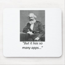 Marx Smartphone Apps Tee Mousepads