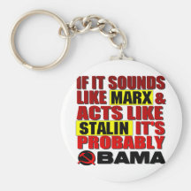 Marx, Stalin? Obama! Keychain