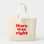 Marx was right #2 canvas bag