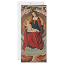 Mary And Angels In Glory By Meister Von Moulins Ak Full Color Rack Card