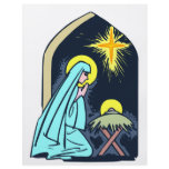 Mary and Baby Jesus Flyer Design