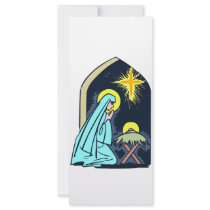 Mary and Baby Jesus rack cards