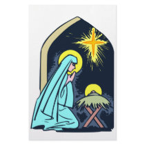 Mary and Baby Jesus stationery