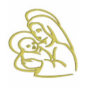 Mary and Baby Jesus shirt