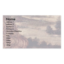 Mary And Christ Child And Five Angels Tondo Business Card Templates