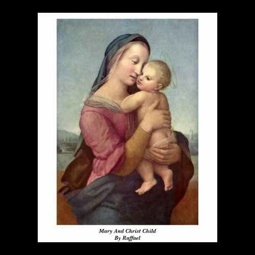 Mary And Christ Child By Raffael Posters