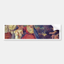 Mary And Christ Child St. Catherine And St. John Bumper Sticker