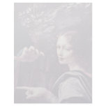 Mary And Christ Child St. John The Baptist As A Ch Customized Letterhead