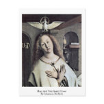 Mary And Holy Spirit (Dove) By Johannes De Eyck Postcard