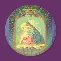 Mary and Jesus magnets