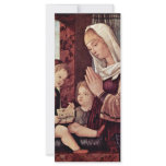 Mary And John The Baptist, Pray To The Christ Chil Rack Card Design