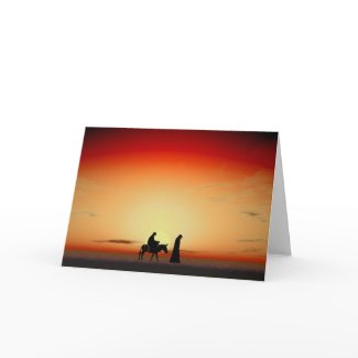 Mary and Joseph Sunset. card