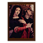 Mary And Saints  By Piero Di Cosimo (Best Quality) Cards