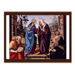 Mary And St. Elizabeth St. Nicholas And St. Anthon Post Card