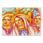 Mary and the Angels Greeting Cards