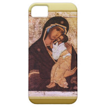 Mary and the baby Jesus iPhone 5 Covers