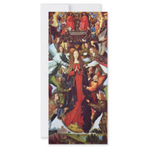 Mary As Queen Of Heaven By Meister Der Legende Der Personalized Rack Card