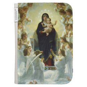Mary, Baby Jesus, & Angels Kindle 3 Cases