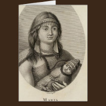 Mary carrying child cards