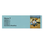 Mary Cassatt's Children on the Beach  (1884) Business Cards