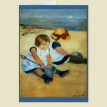 Mary Cassatt's Children on the Beach  (1884) cards