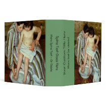 Mary Cassatt's The Child's Bath (circa 1892) binders