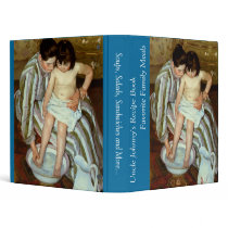 Mary Cassatt's The Child's Bath (circa 1892) binders