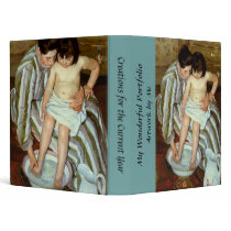 Mary Cassatt's The Child's Bath (circa 1892) binders