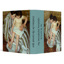 Mary Cassatt's The Child's Bath (circa 1892) binders