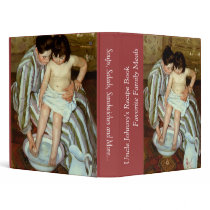 Mary Cassatt's The Child's Bath (circa 1892) binders