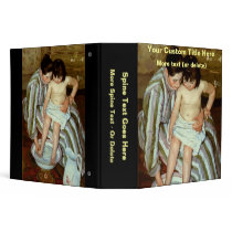Mary Cassatt's The Child's Bath (circa 1892) binders