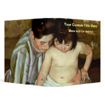 Mary Cassatt's The Child's Bath (circa 1892) binders
