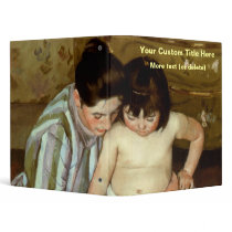 Mary Cassatt's The Child's Bath (circa 1892) binders