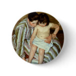Mary Cassatt's The Child's Bath (circa 1892) buttons