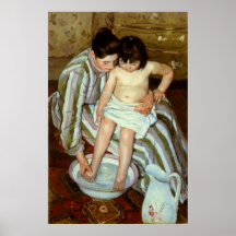 Mary Cassatt's The Child's Bath (circa 1892) Print