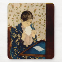 Mary Cassatt's The Letter (circa 1891) Mouse Pad
