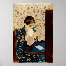 Mary Cassatt's The Letter (circa 1891) Print
