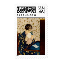 Mary Cassatt's The Letter (circa 1891) Stamps