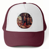 Mary Christ Child St. John The Baptist Kneeling An Trucker Hat