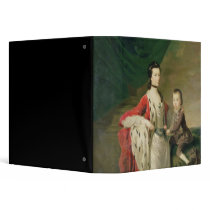 Mary, Countess of Shaftsbury and her Son 3 Ring Binder