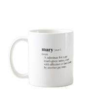 MARY (definition) mugs