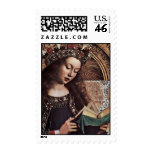 Mary Enthroned Detail By Eyck Hubert Van (Best Qua postage